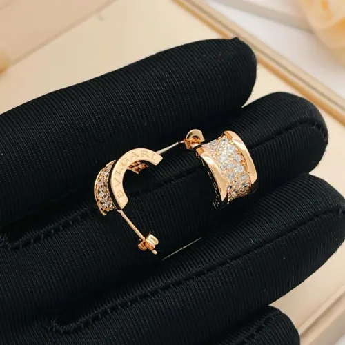 Replica Bvlgari Earrings For Women #1448021 $34.00 USD for Wholesale