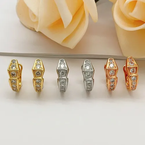 Replica Bvlgari Earrings For Women #1448023 $32.00 USD for Wholesale
