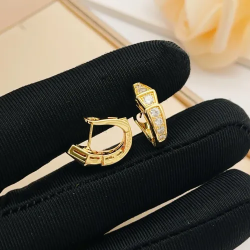 Replica Bvlgari Earrings For Women #1448025 $32.00 USD for Wholesale