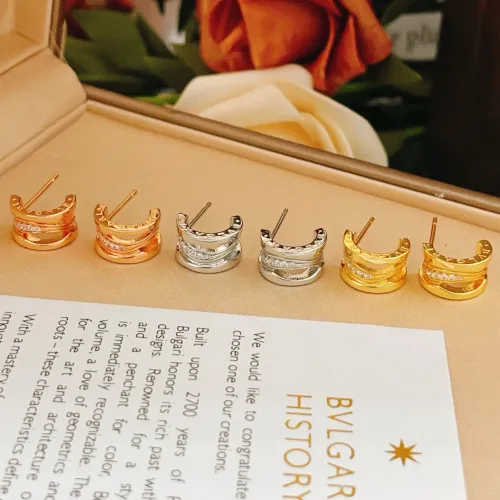 Replica Bvlgari Earrings For Women #1448032 $29.00 USD for Wholesale