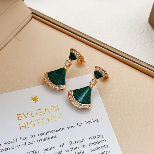 Replica Bvlgari Earrings For Women #1448037 $36.00 USD for Wholesale