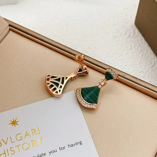 Replica Bvlgari Earrings For Women #1448037 $36.00 USD for Wholesale