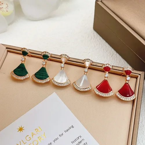 Replica Bvlgari Earrings For Women #1448037 $36.00 USD for Wholesale