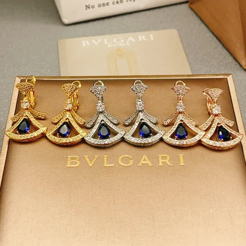 Replica Bvlgari Earrings For Women #1448086 $32.00 USD for Wholesale