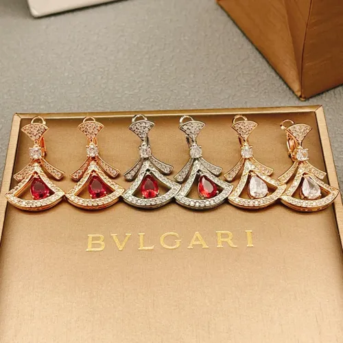 Replica Bvlgari Earrings For Women #1448093 $32.00 USD for Wholesale