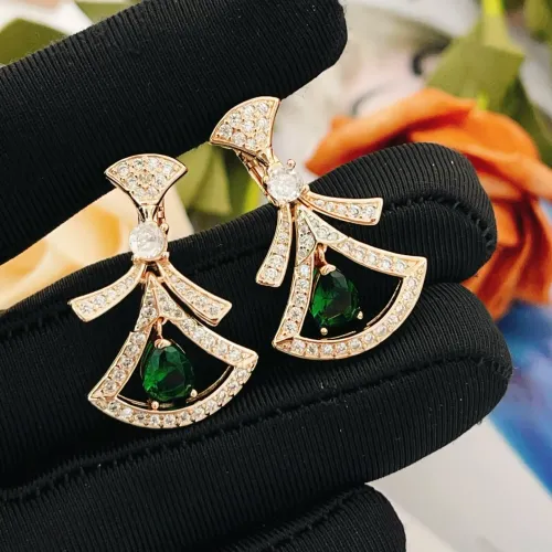 Replica Bvlgari Earrings For Women #1448096 $32.00 USD for Wholesale