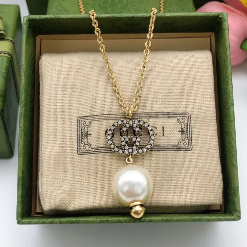 Replica Gucci Necklaces For Women #1448101 $32.00 USD for Wholesale