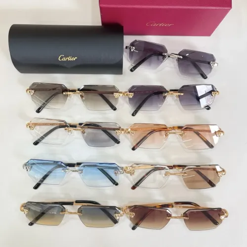 Replica Cartier AAA Quality Sunglassess #1448326 $72.00 USD for Wholesale