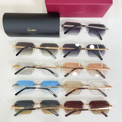 Replica Cartier AAA Quality Sunglassess #1448329 $60.00 USD for Wholesale