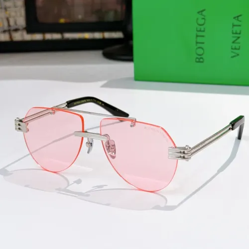 Cheap Bottega Veneta AAA Quality Sunglasses #1448358, $$56.00 USD On Bottega Veneta AAA Quality Sunglasses