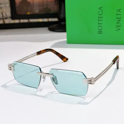 Cheap Bottega Veneta AAA Quality Sunglasses #1448368, $$56.00 USD On Bottega Veneta AAA Quality Sunglasses
