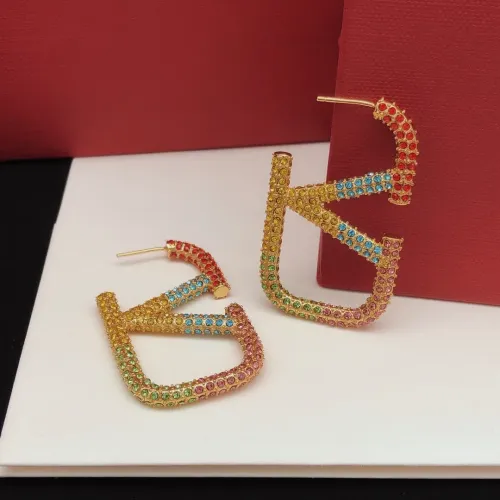 Replica Valentino Earrings For Women #1448401 $34.00 USD for Wholesale