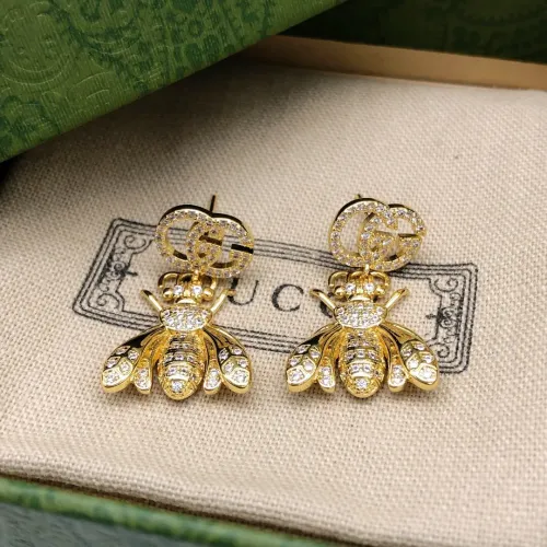 Replica Gucci Earrings For Women #1448457 $29.00 USD for Wholesale