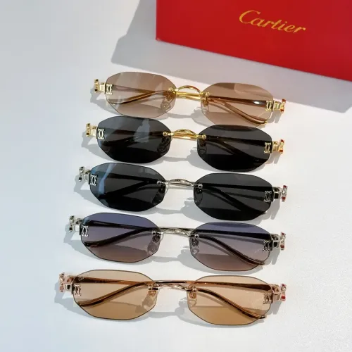Replica Cartier AAA Quality Sunglassess #1448745 $60.00 USD for Wholesale