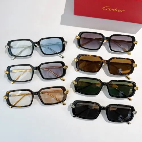 Replica Cartier AAA Quality Sunglassess #1448758 $60.00 USD for Wholesale