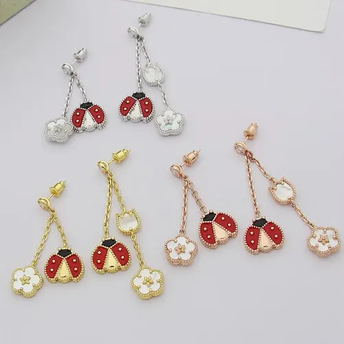 Replica Van Cleef & Arpels Earrings For Women #1448857 $27.00 USD for Wholesale