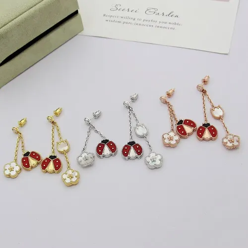 Replica Van Cleef & Arpels Earrings For Women #1448857 $27.00 USD for Wholesale