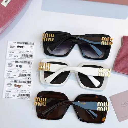 Replica MIU MIU AAA Quality Sunglasses #1448873 $60.00 USD for Wholesale