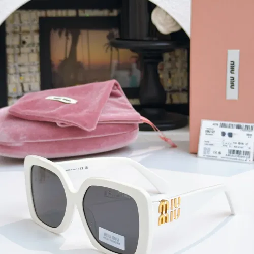 Cheap MIU MIU AAA Quality Sunglasses #1448874, $$60.00 USD On MIU MIU AAA Sunglasses