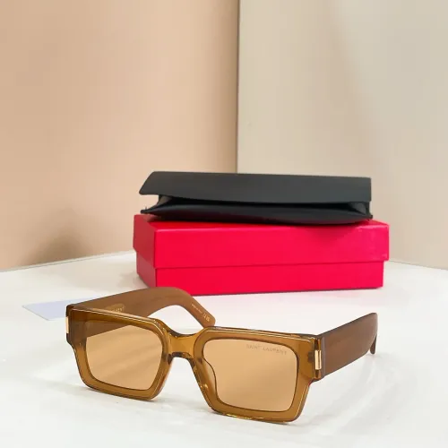 Cheap Yves Saint Laurent YSL AAA Quality Sunglasses #1449077, $$60.00 USD On Yves Saint Laurent YSL AAA Quality Sunglasses