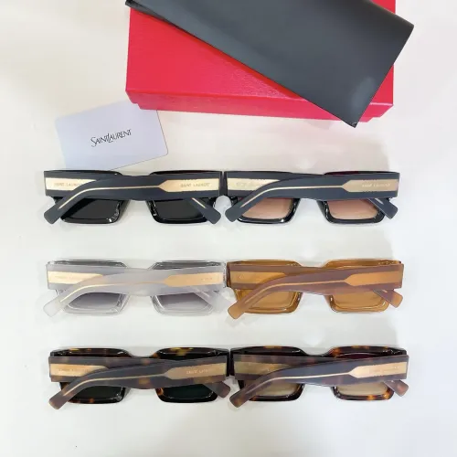 Replica Yves Saint Laurent YSL AAA Quality Sunglasses #1449077 $60.00 USD for Wholesale