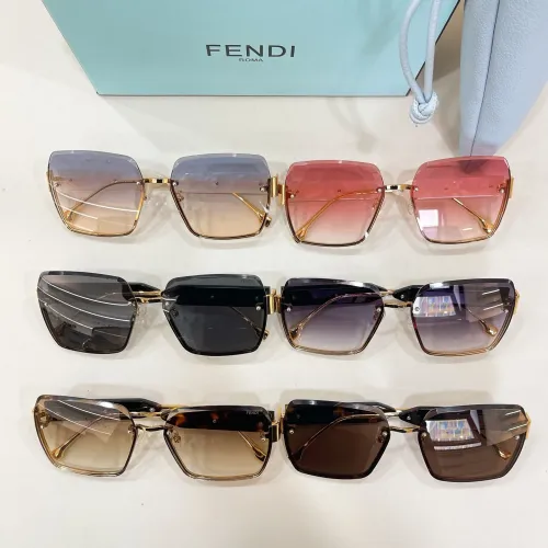 Replica Fendi AAA Quality Sunglasses #1449216 $64.00 USD for Wholesale