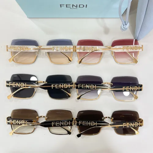 Replica Fendi AAA Quality Sunglasses #1449218 $64.00 USD for Wholesale
