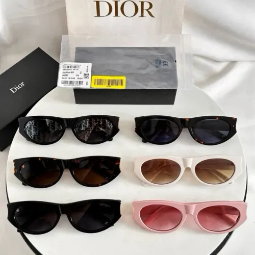 Replica Christian Dior AAA Quality Sunglasses #1449243 $56.00 USD for Wholesale