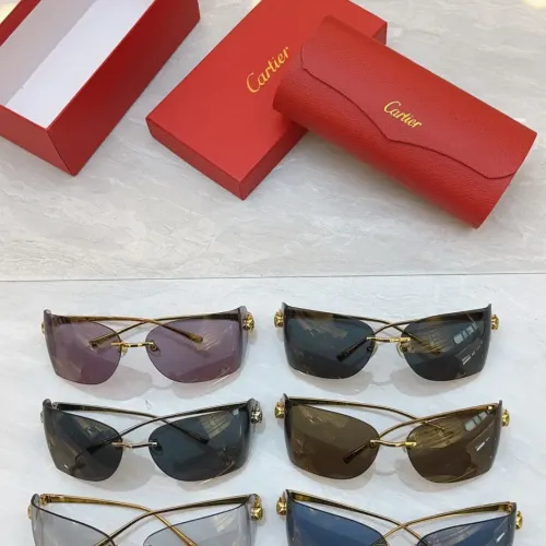Replica Cartier AAA Quality Sunglassess #1449329 $60.00 USD for Wholesale
