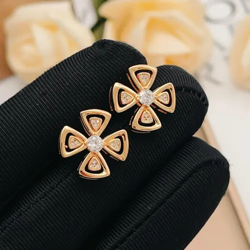 Replica Bvlgari Earrings For Women #1449342 $34.00 USD for Wholesale