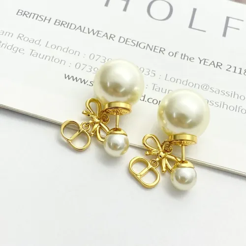 Replica Christian Dior Earrings For Women #1449439 $34.00 USD for Wholesale
