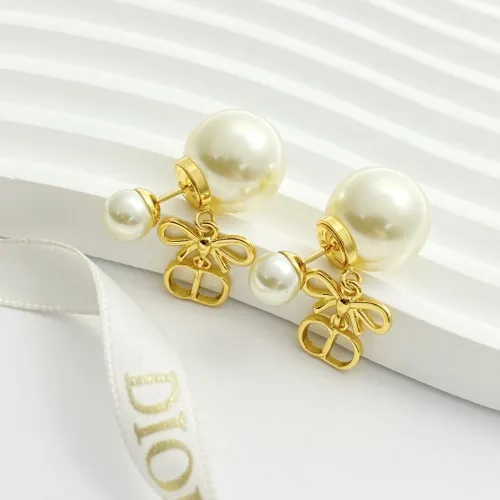 Replica Christian Dior Earrings For Women #1449439 $34.00 USD for Wholesale