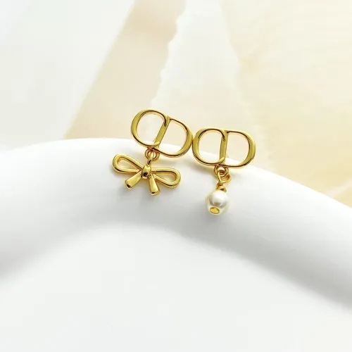 Replica Christian Dior Earrings For Women #1449448 $27.00 USD for Wholesale
