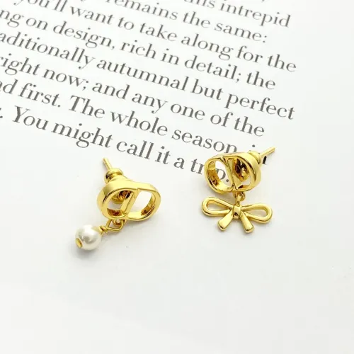 Replica Christian Dior Earrings For Women #1449448 $27.00 USD for Wholesale