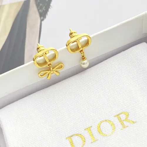 Replica Christian Dior Earrings For Women #1449448 $27.00 USD for Wholesale