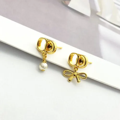 Replica Christian Dior Earrings For Women #1449448 $27.00 USD for Wholesale