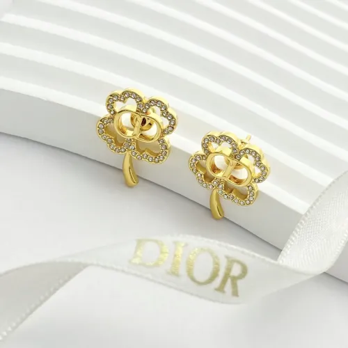 Replica Christian Dior Earrings For Women #1449449 $27.00 USD for Wholesale