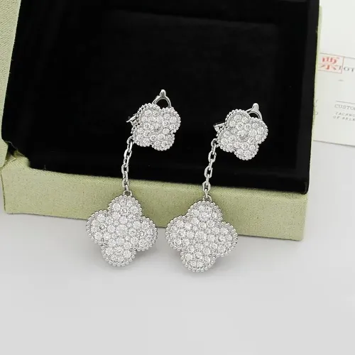 Replica Van Cleef & Arpels Earrings For Women #1449452 $32.00 USD for Wholesale