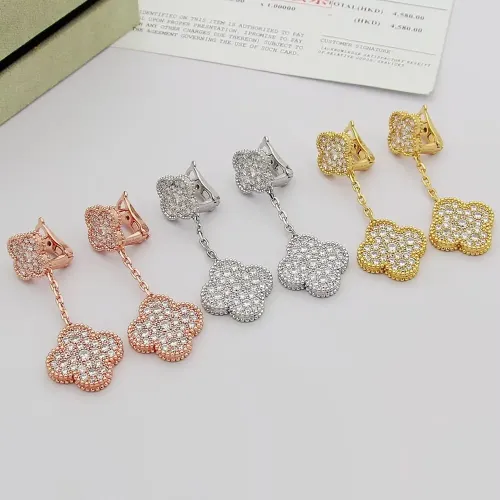 Replica Van Cleef & Arpels Earrings For Women #1449455 $32.00 USD for Wholesale