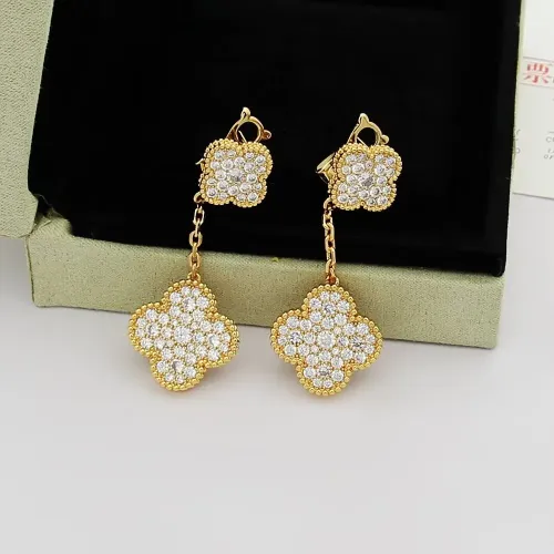 Replica Van Cleef & Arpels Earrings For Women #1449456 $32.00 USD for Wholesale