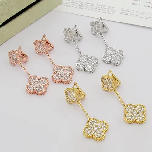 Replica Van Cleef & Arpels Earrings For Women #1449456 $32.00 USD for Wholesale