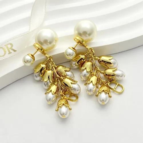 Replica Christian Dior Earrings For Women #1449472 $45.00 USD for Wholesale
