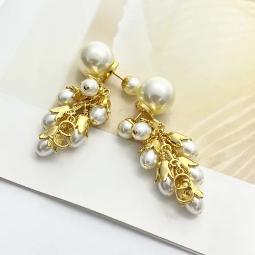 Replica Christian Dior Earrings For Women #1449472 $45.00 USD for Wholesale