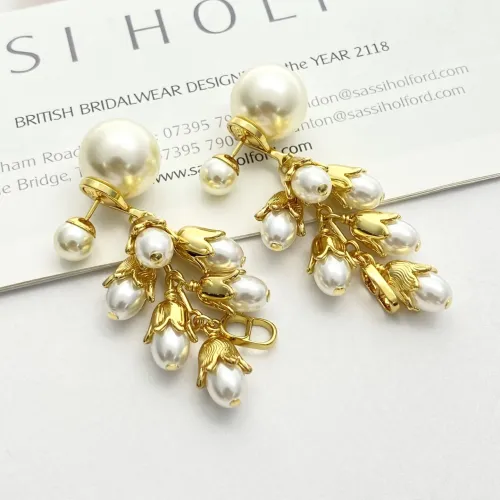 Replica Christian Dior Earrings For Women #1449472 $45.00 USD for Wholesale