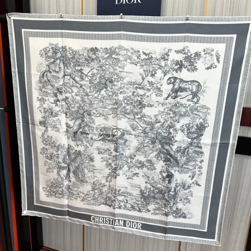 Cheap Christian Dior Silk Squares #1449484, $$76.00 USD On Christian Dior Scarf