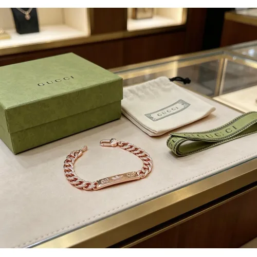 Replica Gucci Bracelets In Rose Gold #1449679 $39.00 USD for Wholesale