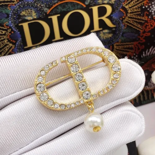 Replica Christian Dior Brooches For Women #1449784 $27.00 USD for Wholesale