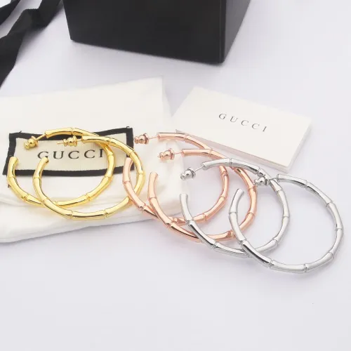 Replica Gucci Earrings For Women #1449844 $25.00 USD for Wholesale