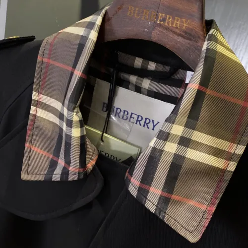 Replica Burberry Trench Coat Long Sleeved For Women #1449880 $162.00 USD for Wholesale