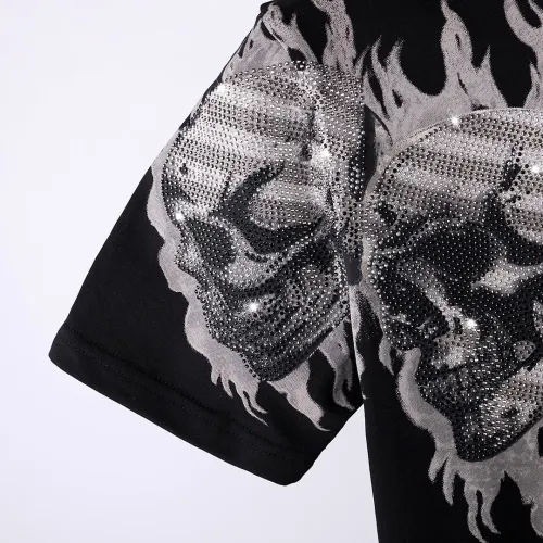 Replica Philipp Plein PP T-Shirts Short Sleeved For Men #1450017 $27.00 USD for Wholesale